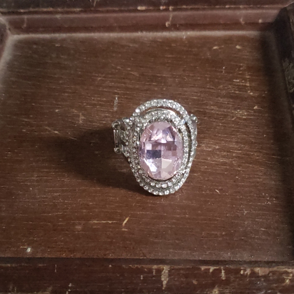 Pink diamond ring